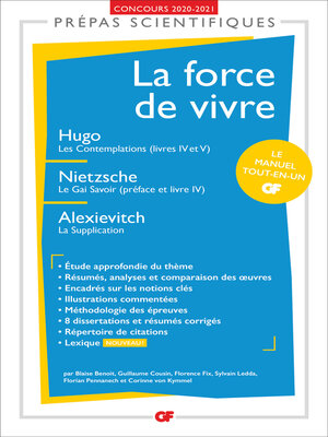 cover image of La force de vivre